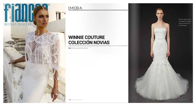 FIANCEE BODAS magazine featured Winnie Couture style Kai.