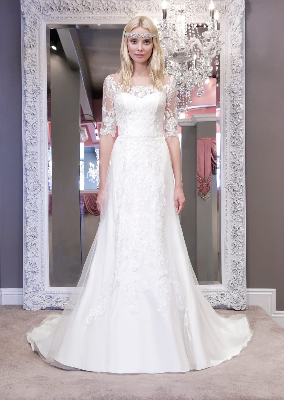 Custom Designer Wedding Dress Mishka-3236