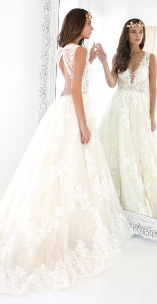 Custom Designer Wedding Dress CLEREMONT-3266