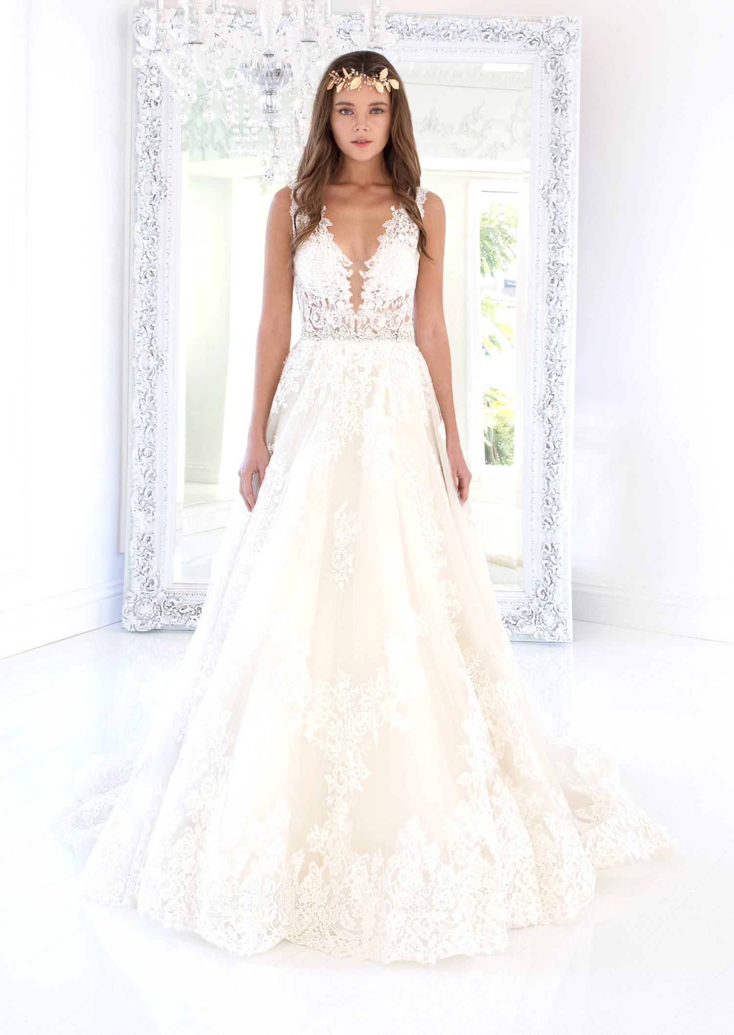 Custom Designer Wedding Dress CLEREMONT-3266