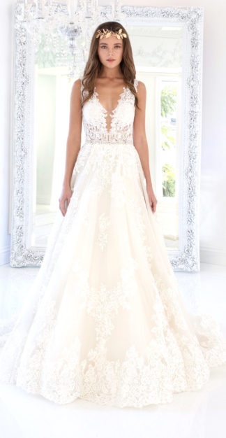 Custom Designer Wedding Dress CLEREMONT-3266