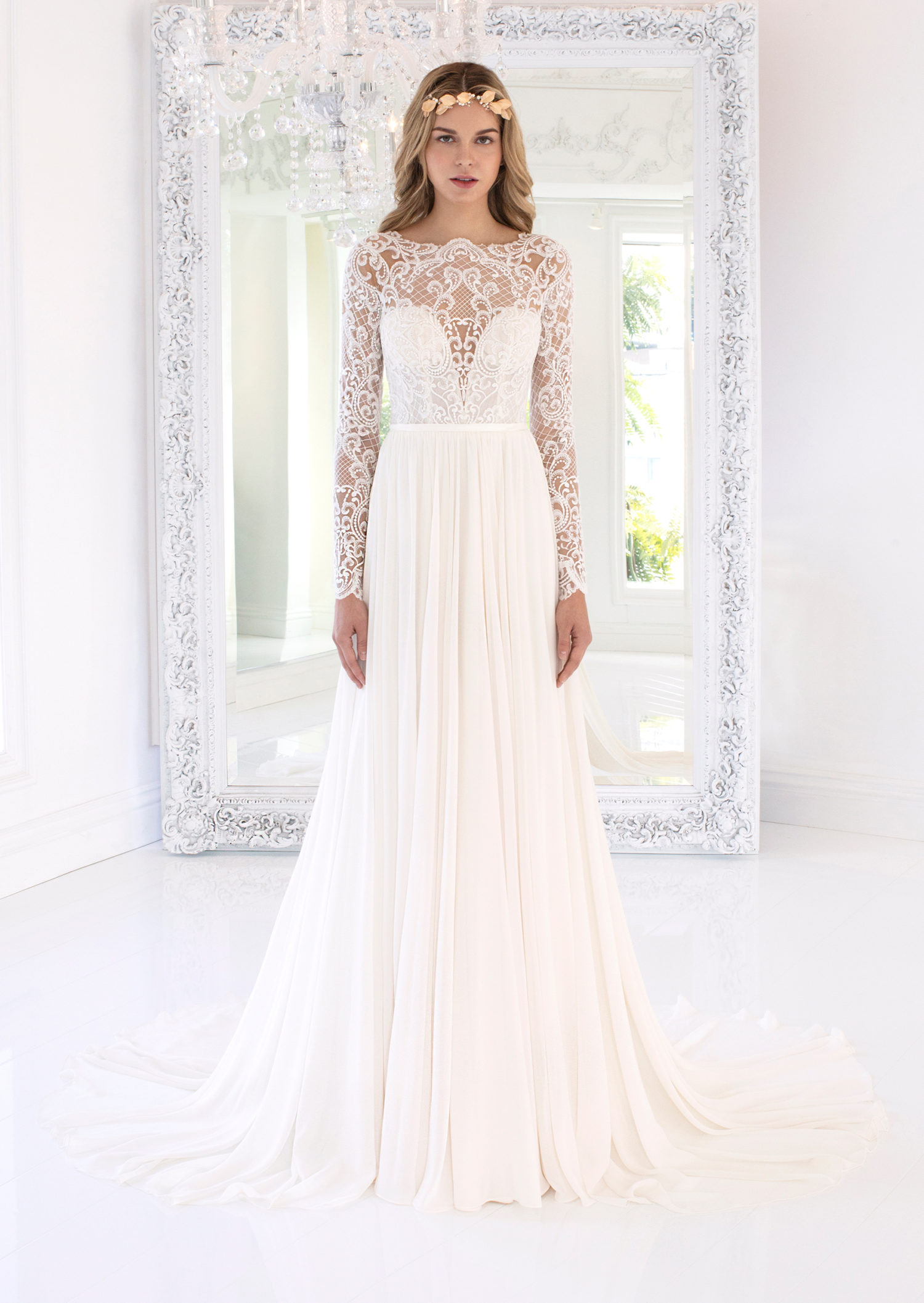 Custom Designer Wedding Dress CELINE-8487