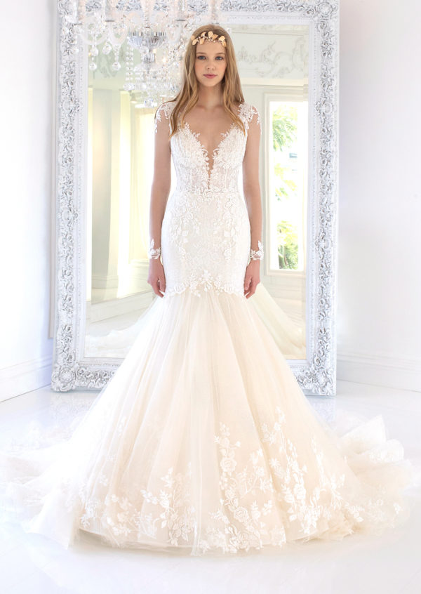 Custom Designer Wedding Dress ELOISE-8489