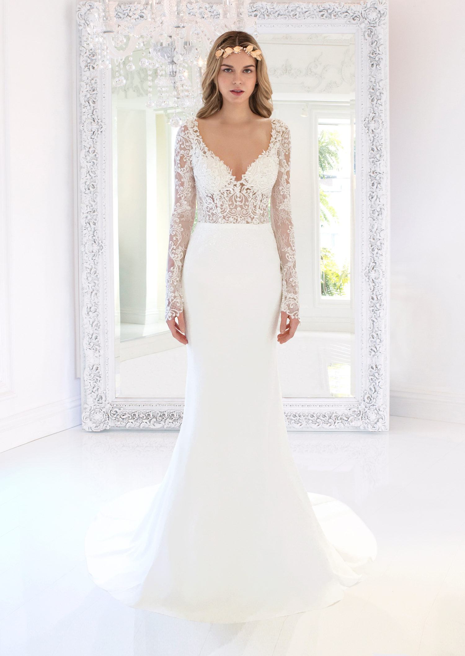 Custom Designer Wedding Dress STEFANIE-8504