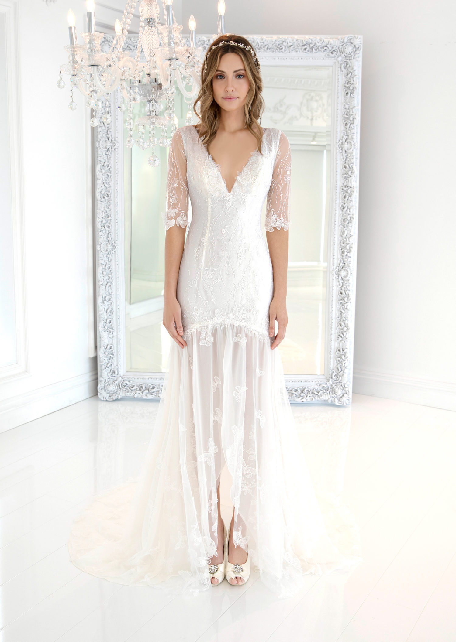 Custom Designer Wedding Dress EULALIA-8515