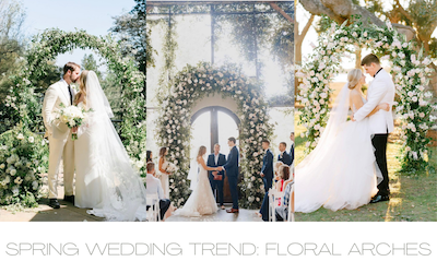 Spring Wedding Trend: Floral Arches