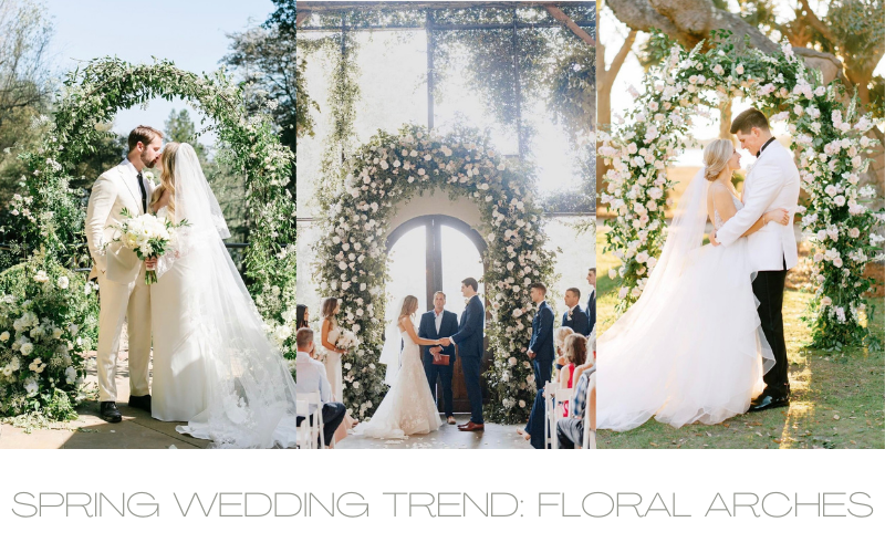 Spring Wedding Trend: Floral Arches