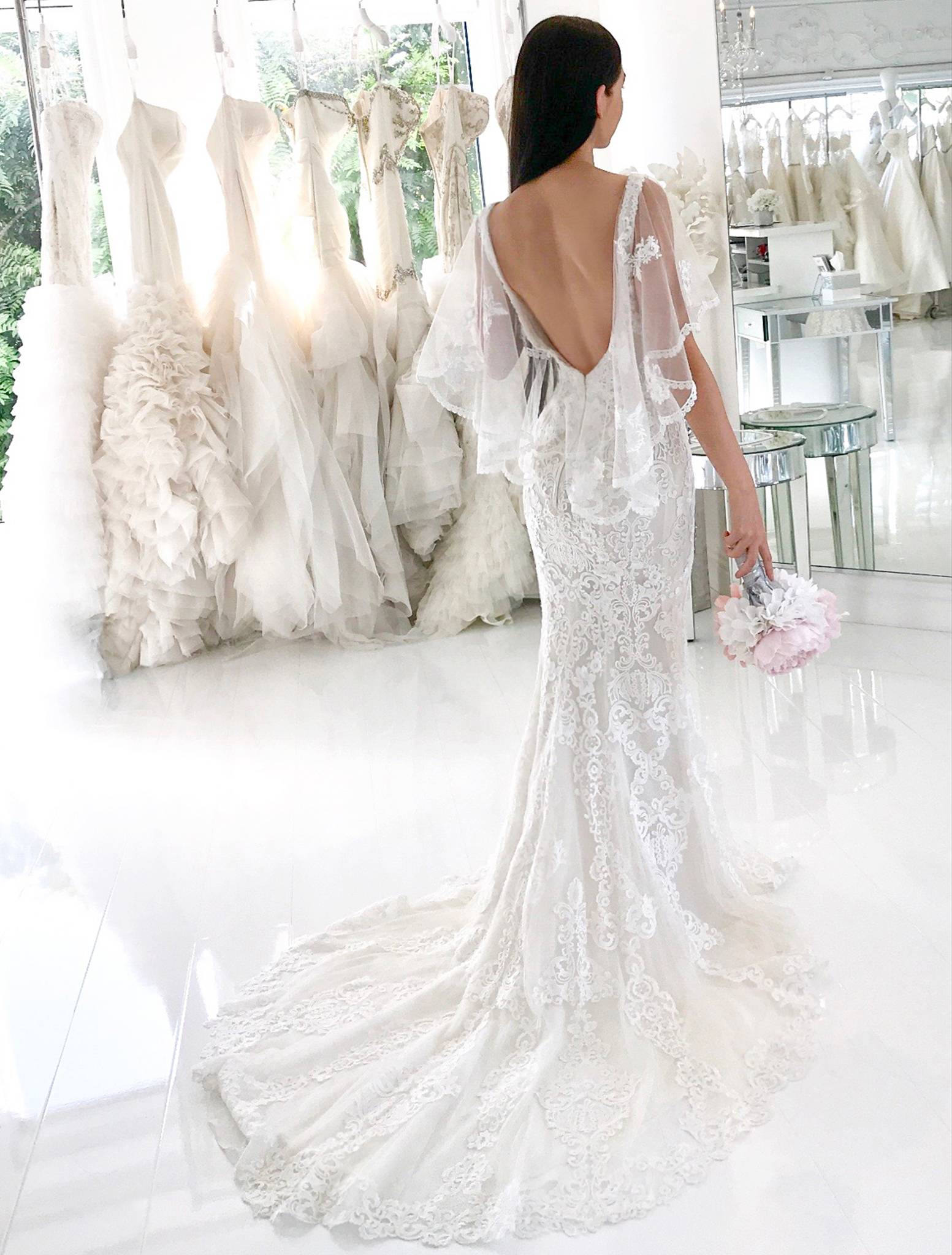 wedding dress shopping in Beverly Hills