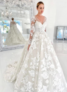 sequin wedding dresses