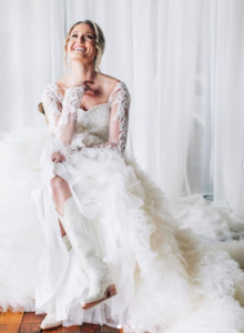 white lace wedding dresses