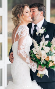 white lace wedding dresses